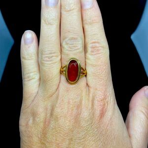 Vintage Avon Art Glass Ring (Size 9)
